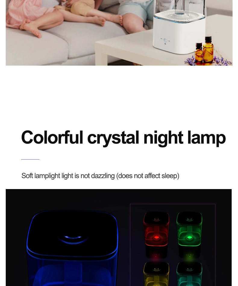 big capacity 5.5L Room Aroma Essential Oil Perfume timer touch control  Ultrasonic Hybrid Humidifier