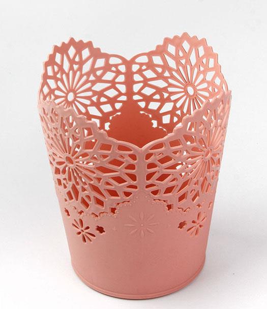 Hollow Pattern Plastic Mold For Bin Household Dustbin Basket